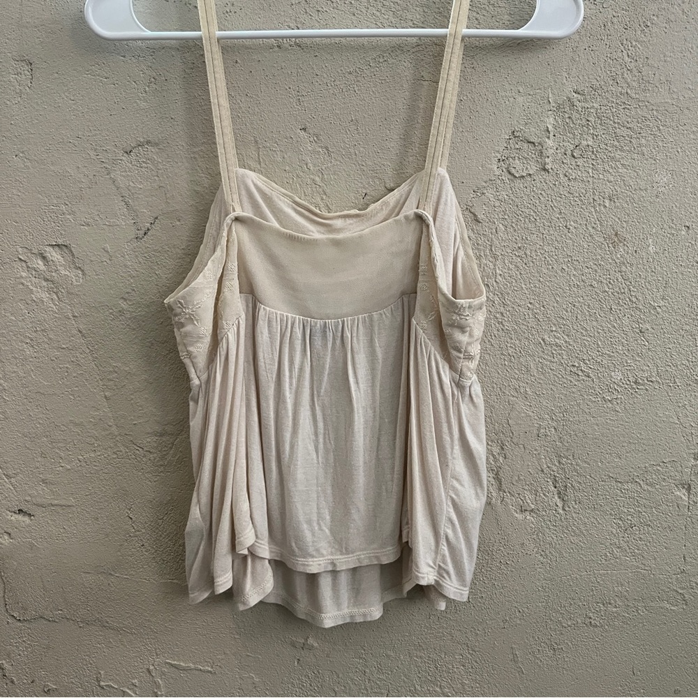 American Eagle Embroidered Babydoll Tank Top - Picture 4 of 4